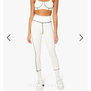 WeWoreWhat White Corset Leggings